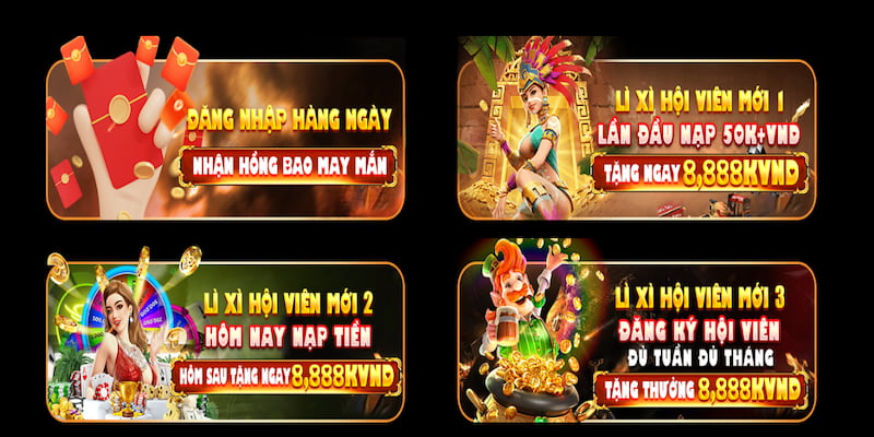 Nhiều sự kiện khuyến mãi được triển khai tại trang game